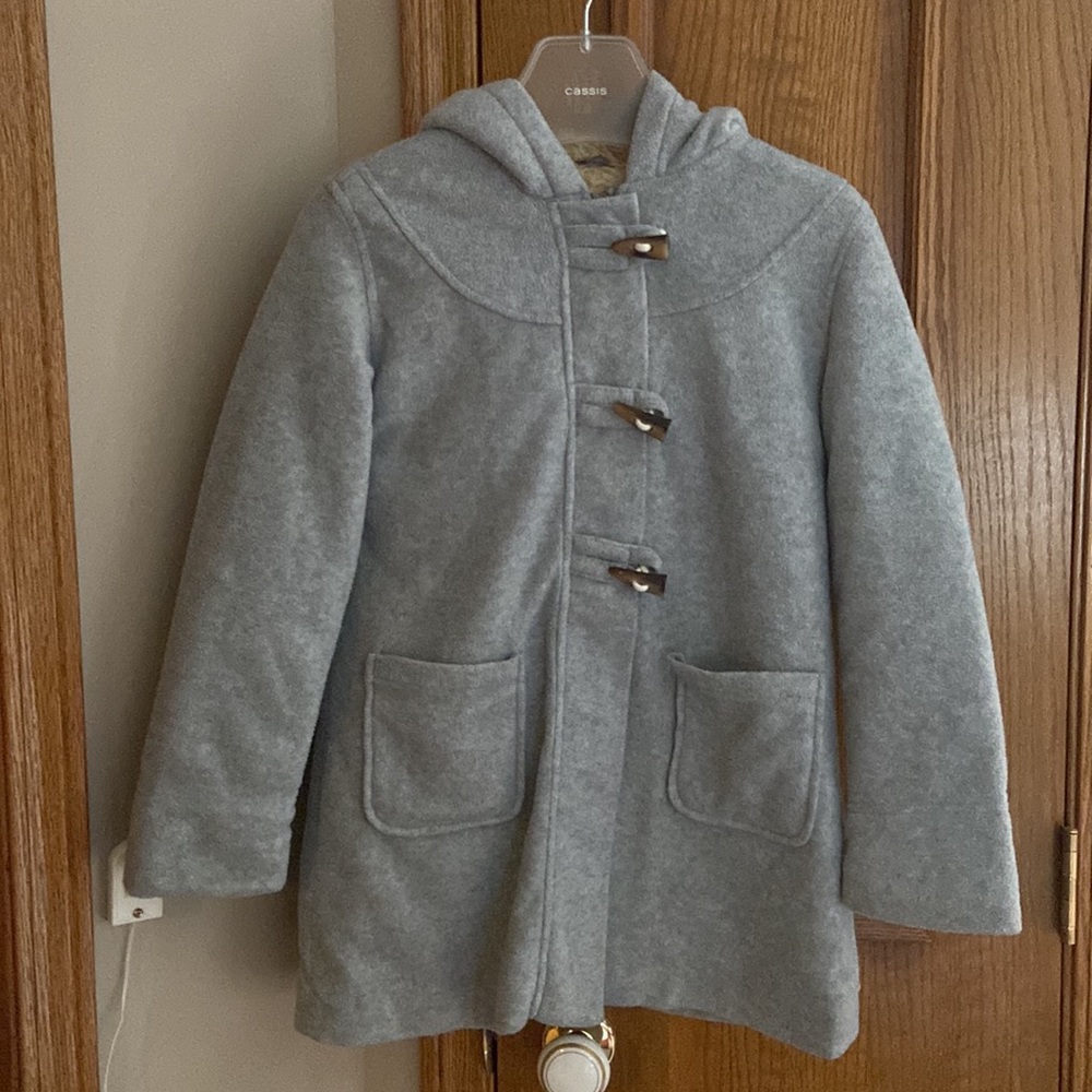 old navy fleece coat with hood